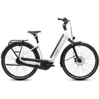 Cube Supreme RT Hybrid Comfort EX 600 - metallicwhite´n´reflex - Easy Entry 58 cm - Cykel