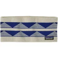 Patagonia - Huer - Powder Town Headband Hut Tripper Stripe Birch White til Unisex - Beige