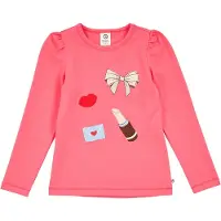 Müsli Bluse - Love Letter Puff - Rouge Red - - 7 år (122) - Bluse