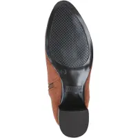Caprice Bootie, beige, made of Textiles with Block heel, Size 38