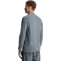Cast iron Pullover 'Pullover with raglan sleeves and half-zip' blå