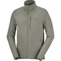 Salomon - Fleece - Sntial Lightwarm FZ M Castor Gray til Unisex - Størrelse L - Grå