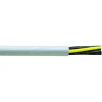 Faber KABEL Styrekabel, PVC 7G0,5mm² Y-JZ lysegrå 300/500V ring, kabel Ø6,8mm - (100 meter)