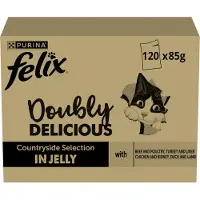 Felix Fantastic Duo Mix Land 120x85g Vådfoder Til Kat