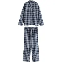 Next Pyjamas lang navy / hvid
