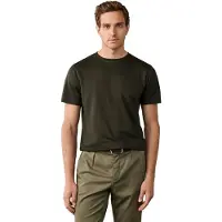 Hackett London Hackett Londontil mænd. HM5000153 Pique t-shirt grøn (M), Casual, Korte ærmer, Lyocell