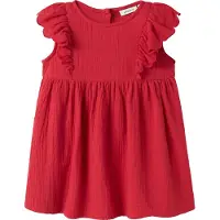Name it Kjole - NmfJulita - Urban Red - - 6 år (116) - Kjole