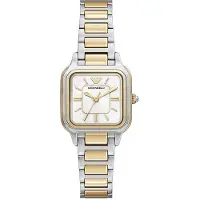 Emporio Armani Dameur AR11745 Hvid/Gul guldtonet stål