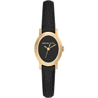 Michael Kors Dameur MK7585 Maude Sort/Læder Ø21 mm