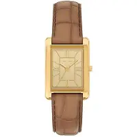 Michael Kors Dameur MK7584 Essex Guld/Læder