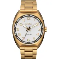 Nixon A1401-1809-00 Mullet Sølvfarvet/Gul guldtonet stål Ø38 mm
