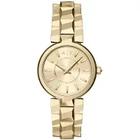 Armani Exchange Dameur AX4407 Audora Guld/Gul guldtonet stål Ø34 mm