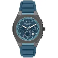 Armani Exchange Herreur AX4291 Sync Blå/Gummi Ø42 mm