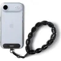 Ringke Holder & Puffer Hand Strap Phone Lanyard - Sort