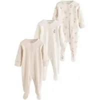 Next Nattøj beige / camel / ecru / dueblå