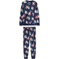 Next Pyjamas lang navy / grøn / rød / hvid
