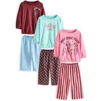 Next Nattøj aqua / lyseblå / rustbrun / lys pink