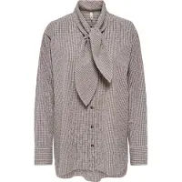 ONLY Bluse 'ONLMaya' cappuccino / grå / sort