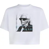Karl lagerfeld JEANS Shirts 'KLJ X Pietro Terzini' lyseblå / sort / hvid