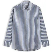 Tommy Hilfiger Bluse 'ESS' safir / sennep / hvid
