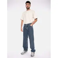 Edwin Jeans 'Matrix Pant -- Men's Mid Marble Wash Blue Pants' grå