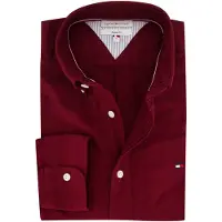 Tommy Hilfiger Skjorte 'Heritage' kirsebærsrød