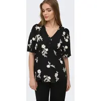 ONLY Maternity Bluse 'OLMElsi' sort / hvid