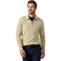 Hackett London Waffle Collar Halv Lynlås Sweatshirt