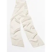 Massimo Dutti - Female - Tørklæde Med Satinlook - Råhvid - 01