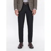 Jack & jones Bukser med fals 'JPSTOLLIE BLAKE' sort-meleret