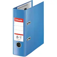 Esselte No.1 VIVIDA brevordner PP, 30% recirkuleret folie (før forbrugs) FSC A5/75 mm, A5, Opbevaring, Plast, Blå, 500 ark, 80 g/m²