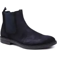 Suitable Chelsea Boot Ruskind Marineblå Blå Mørkeblå måle