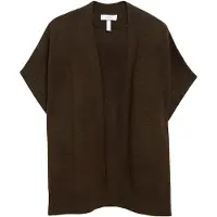 Comma Cardigan mørkebrun