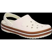Crocs - Sandaler og klipklappere - Crocband Gum Clog Summit White til UnisexUld - Størrelse 39-40 - Beige