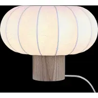 Watt & Veke Lunari bordlampe White-Natural ash, Ø32x24cm