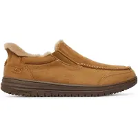 SKECHERS slip-in herrehjemmesko - Brun - Sko - Hjemmesko til herrer