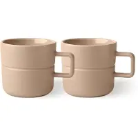 NJRD Lines krus 50 cl 2 stk. beige
