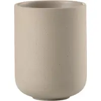 Zone Denmark Sensu tandbørstekrus Ø7,4x9,5 cm Taupe