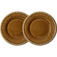 PotteryJo Daria desserttallerken Ø22 cm 2-pak Umbra