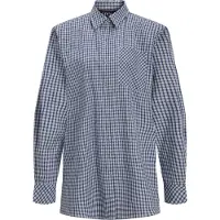 JJXX Bluse 'ZALLIE' navy / hvid