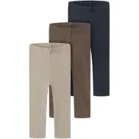Name it Leggings beige / blå / brun