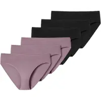 Schiesser Slip lilla / sort