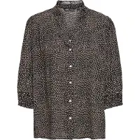 ONLY Bluse 'ONLRAYA' lyserød / sort / hvid