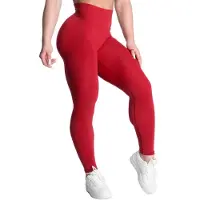 Better Bodies Scrunch Leggings, chili red, medium