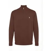 U.S. POLO ASSN. Pullover ' UMBrison ' kastaniebrun
