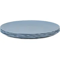 Koziol Club tallerken Ø26 cm 4-pak biocirkulær termoplast Nature flower blue