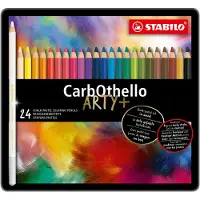 Stabilo Arty CarbOthello Pencil - med 24 stk. i metalæske