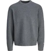 Jack & Jones Bluse - Strik - JorNorrebro - Dark Grey Melange - - 12 år (152) - Bluse