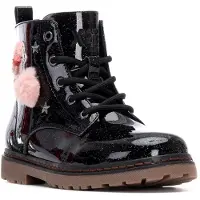 Xti Kidstil piger. 15138503-NEGRO Ankelstøvler 151385 sort (26), Fast, Lynlås, Casual, Patentlæder, børnetøj