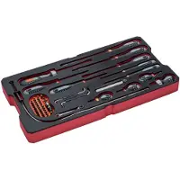Bahco In Foam Tray For ´´heavy Duty´´ Rigid Suitcases 4750rchdw01 Skruetrækkersæt 48 Enheder